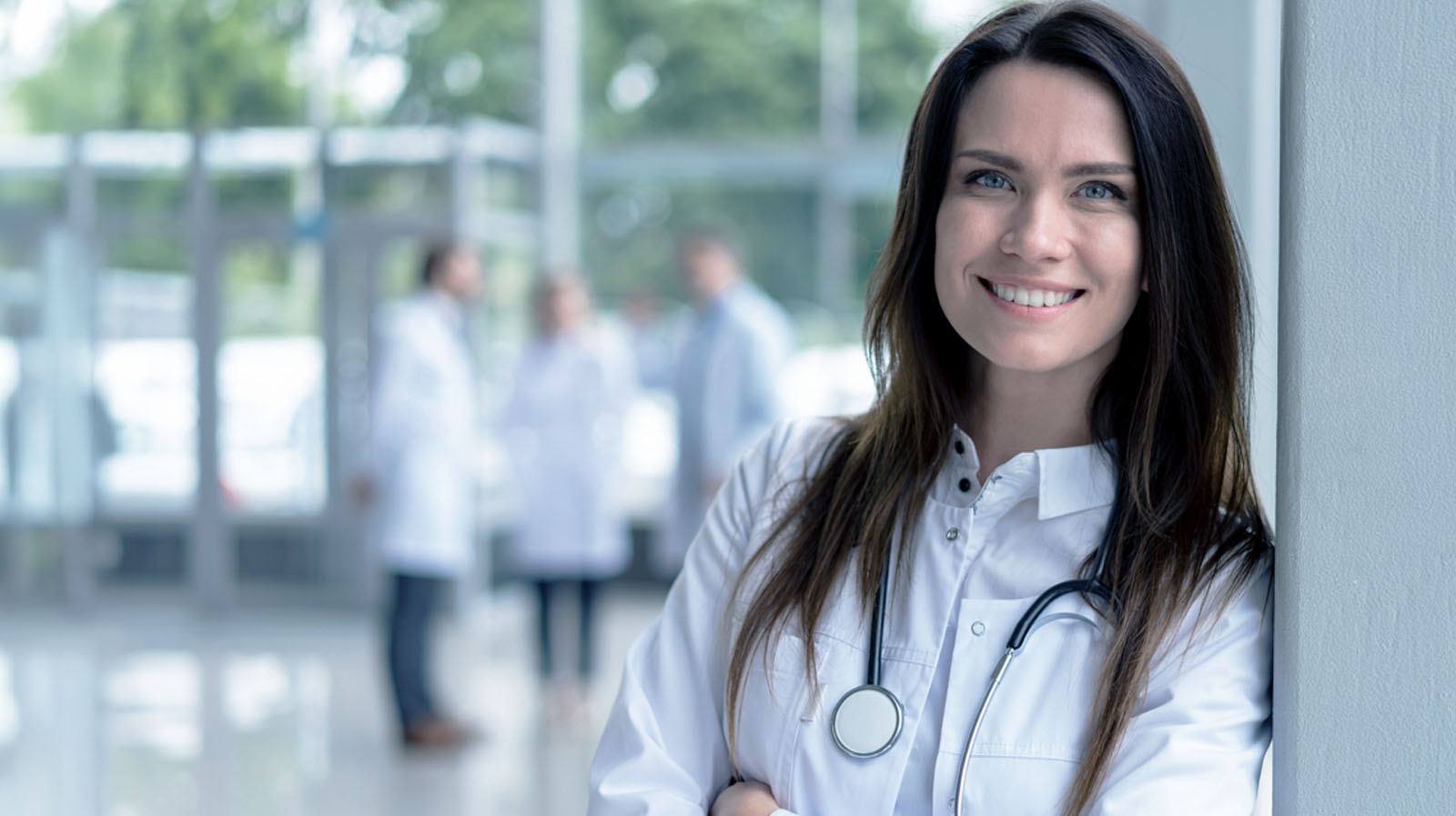 Portrait of the clinic's family physician