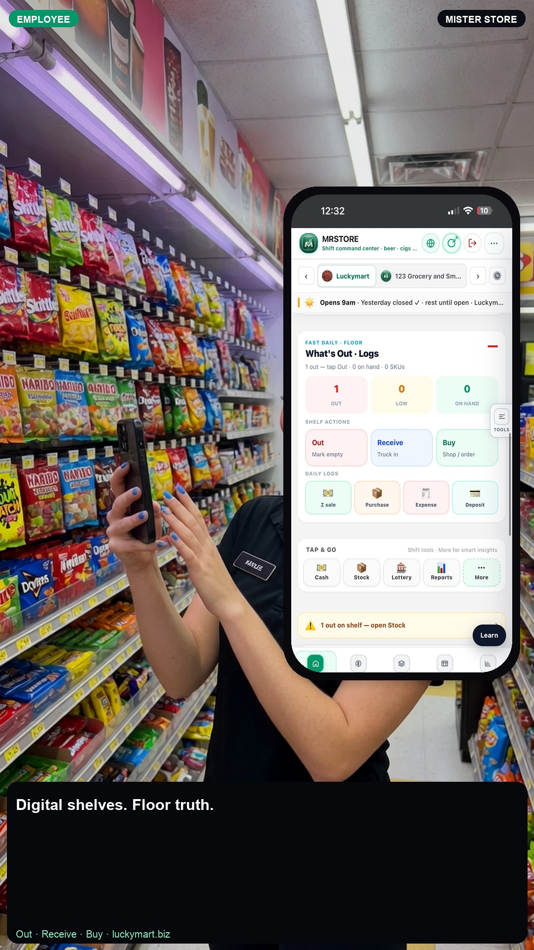 Digital shelf in MRSTORE